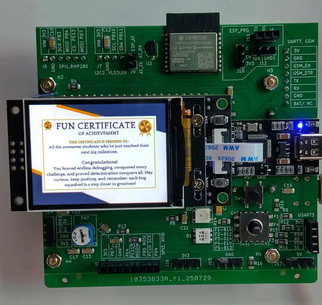 NuWissen Custom STM32 Development Board